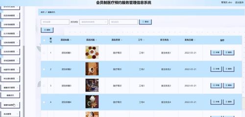 会员制医疗预约服务管理信息系统的设计与优化
